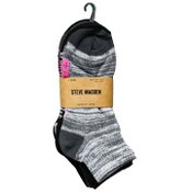 Wholesale - 6pk WOMEN BASIC QTR SOCKS STEVE MADDEN C/P 36, UPC: 194587969321